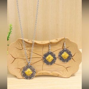 3pcs/set Bohemian Zinc Alloy Geometric Decor Jewelry Set For Women For Daily